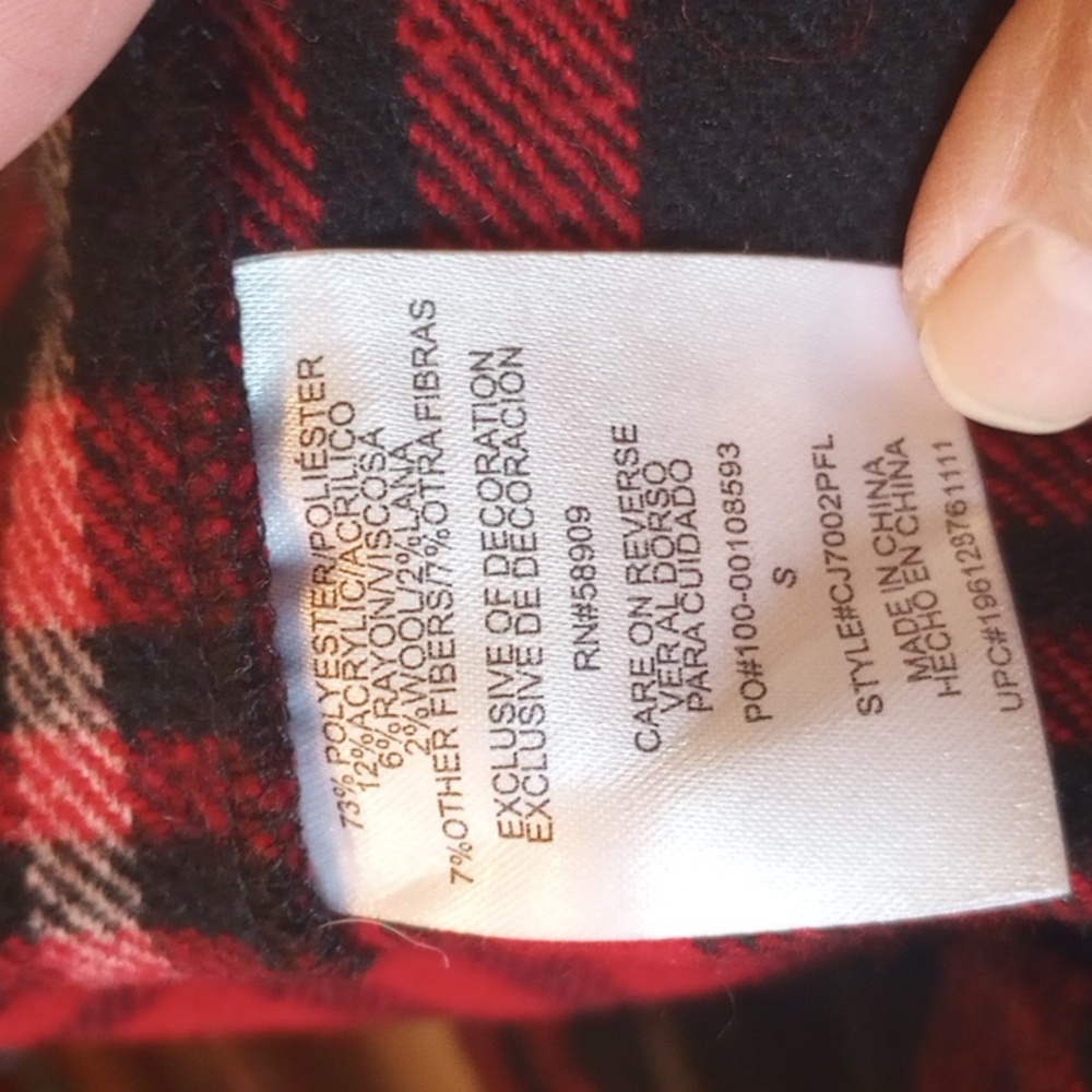 Red Plaid Dress - Classic Plaid Layering Piece - Picture 11 of 12